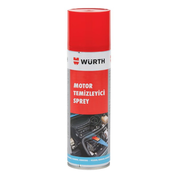 WÜRTH MOTOR TEMİZLEYİCİ SPREY HIZLI Würth  24 Adet  