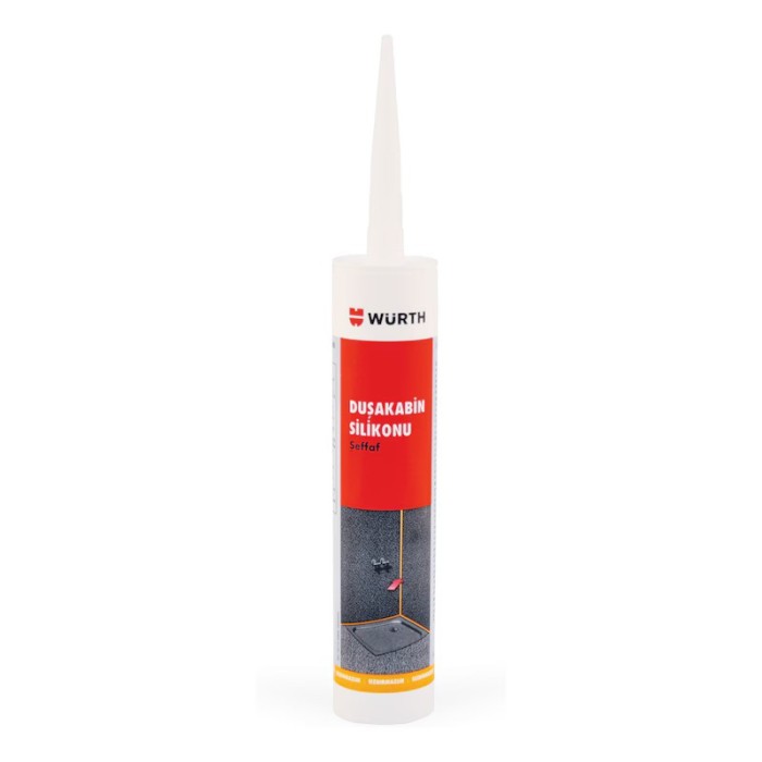 WÜRTH DUŞAKABİN SİLİKONU BEYAZ 310ML    24 ADET  