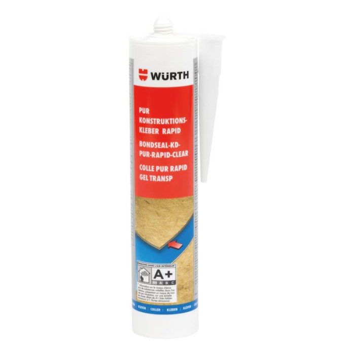 Würth Montaj yapıştırıcısı PUR Rapid   12 ADET  