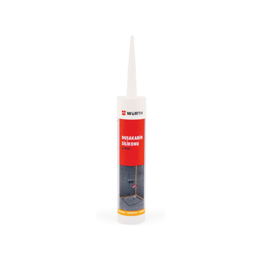 Würth DUŞAKABİN SİLİKONU ŞEFFAF 310ML