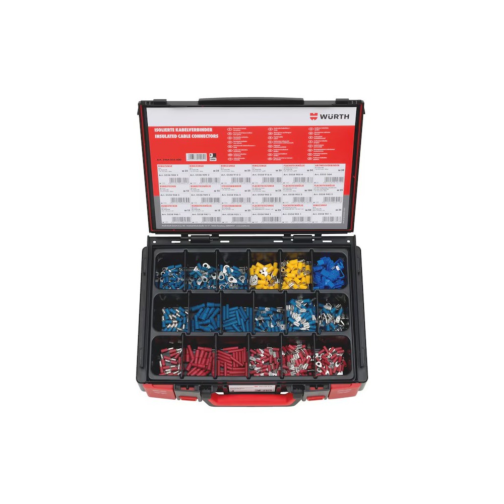 Würth İzoleli kablo uçları ürün seti