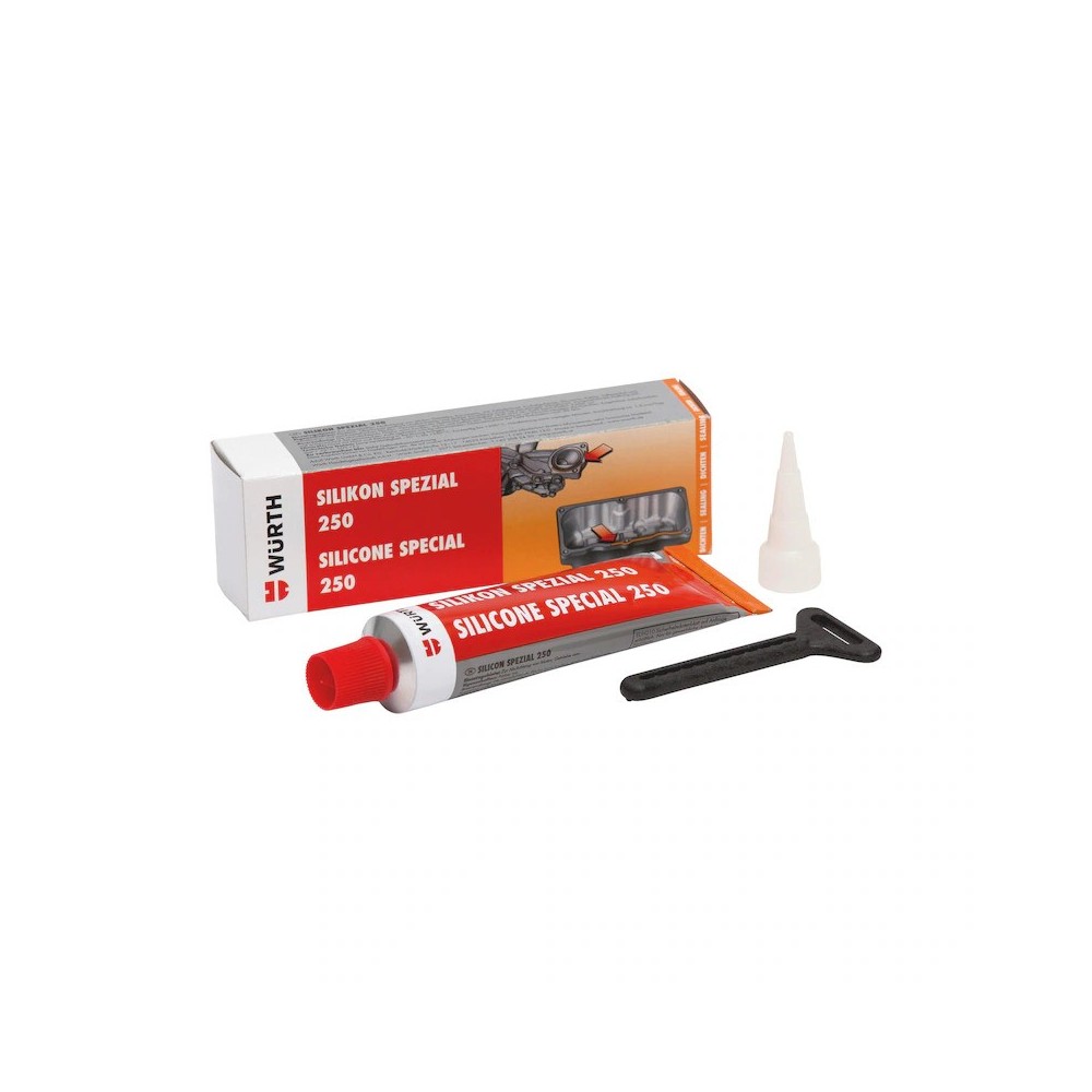 Würth SİLİKON SIVI CONTA SİYAH 250C 70ML