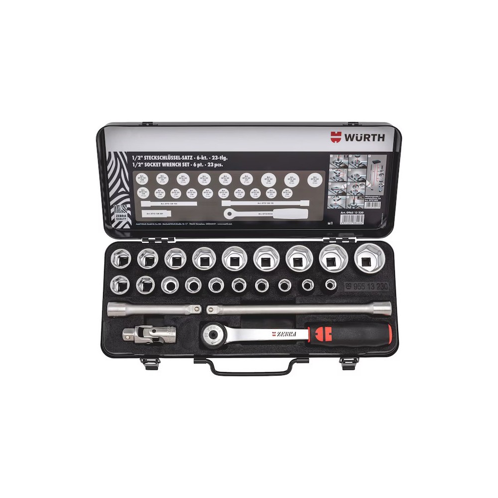 Würth 12 inç lokma anahtar seti