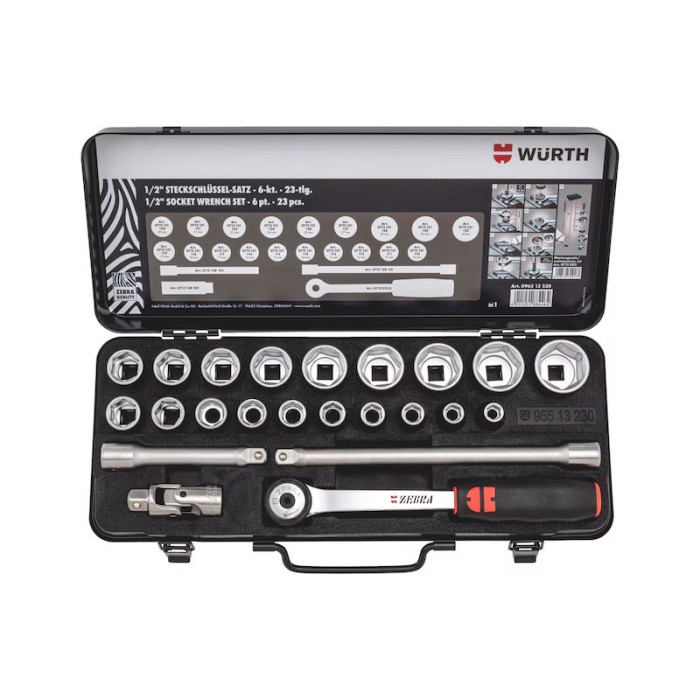 Würth 12 inç lokma anahtar seti