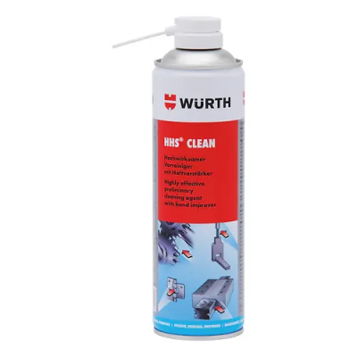 WÜRTH HHS GRUBU ÜRÜNLERİ ÖN TEMİZLEYİCİSİ HHS CLEAN 500 ML  12 ADET 