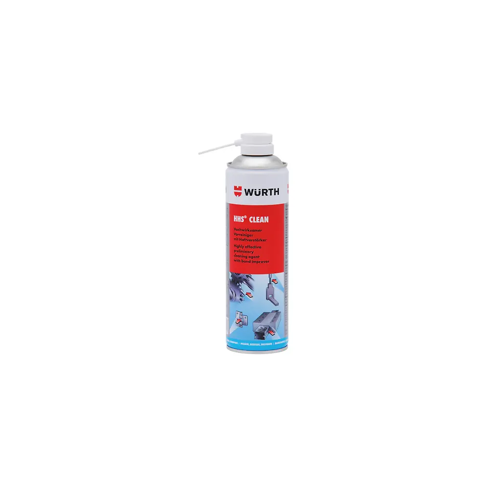 WÜRTH HHS GRUBU ÜRÜNLERİ ÖN TEMİZLEYİCİSİ HHS CLEAN 500 ML  12 ADET 