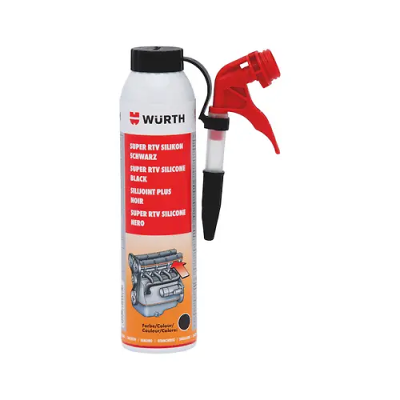 Würth SÜPER RTV SİLİKON SIVI CONTA 260C SİYAH 200ML  12 Adet 