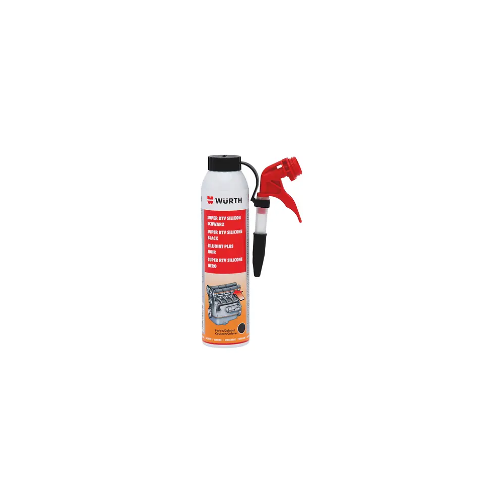 Würth SÜPER RTV SİLİKON SIVI CONTA 260C SİYAH 200ML  12 Adet 