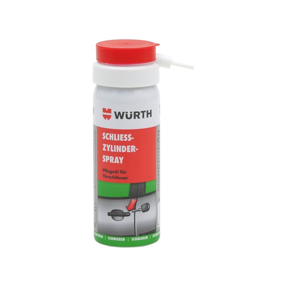 WÜRTH KİLİT-SİLAH YAĞLAMA SPREYİ KİLİT SİLİNDİRİ 50ML 12 ADET