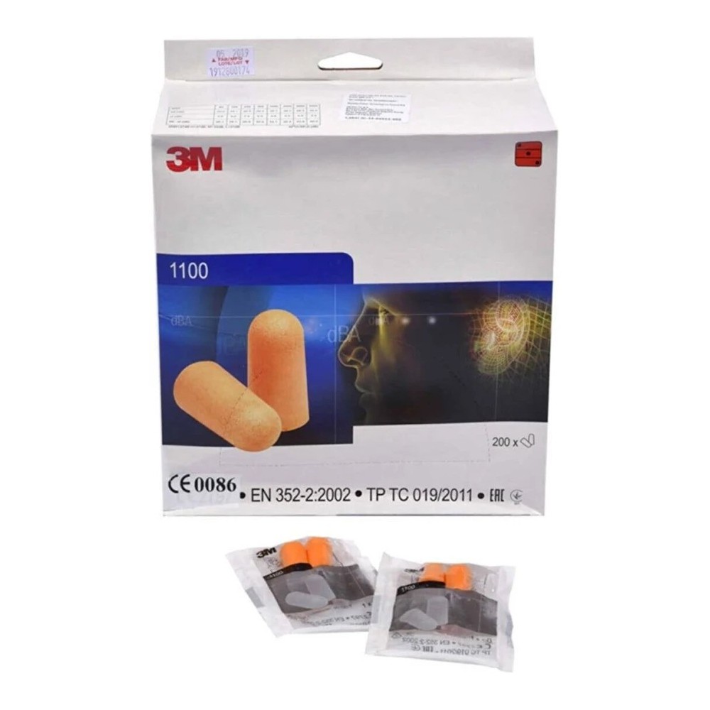 3M 1100 Kulak Tıkacı 200 Çift