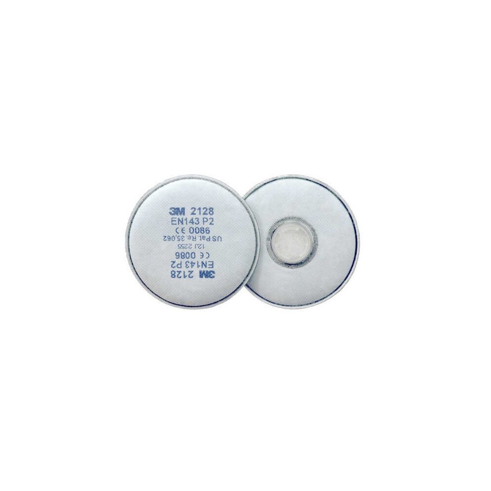 3M 2128 P2 Ozon Organik Asit Gazı Filtresi 12 Çift