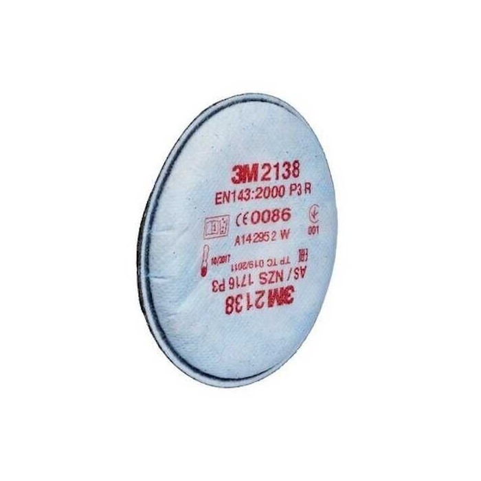 3M 2138 P3 Organik  Ozon Gaz Ve Buhar Filtresi 12 Çift