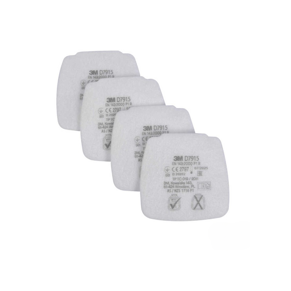3M D7915 P1 Secure Click Toz Filtresi 12 Çift