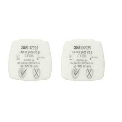 3M D7925 P2 Secure Click Toz Filtresi 12 Çift