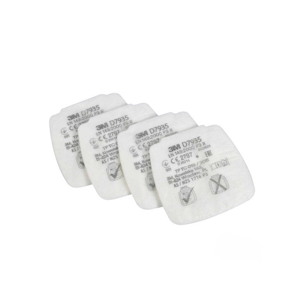 3M D7935 P3 Secure Click Toz Filtresi 12 Çift