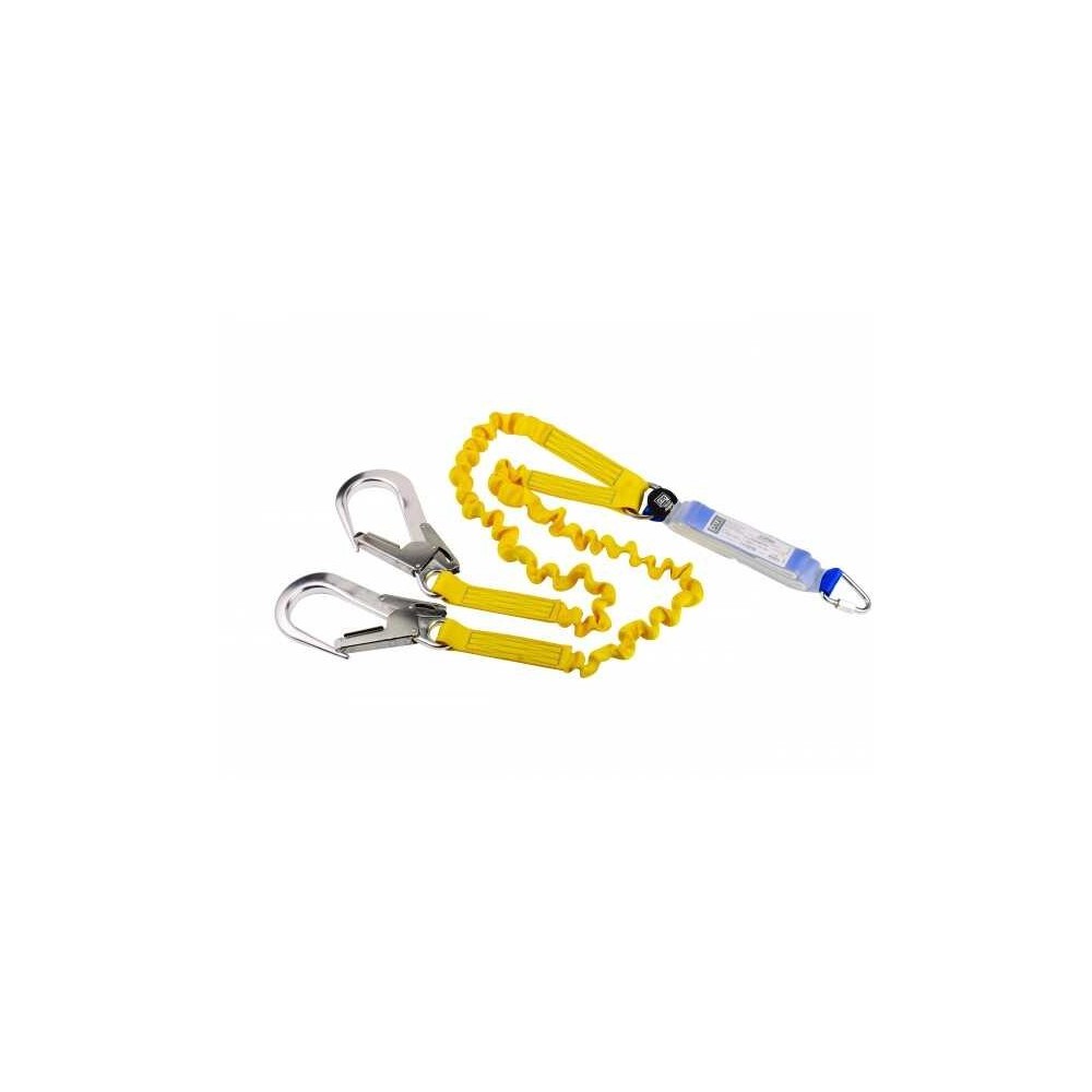 3M Protecta KE5200YX2 200 cm Elastik Örgülü Emniyet İpli Lanyard Çift Kollu 