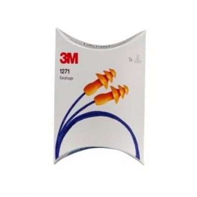 3M 1271 Yıkanabilir İpli Kulak Tıkacı 200 Çift