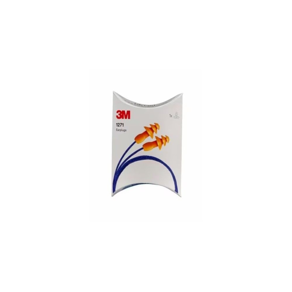 3M 1271 Yıkanabilir İpli Kulak Tıkacı 200 Çift