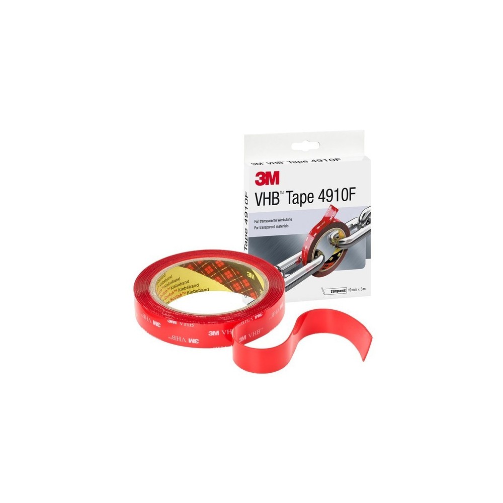 3M VHB 4910F Çift Taraflı Akrilik Bant Şeffaf 20444 48 Adet