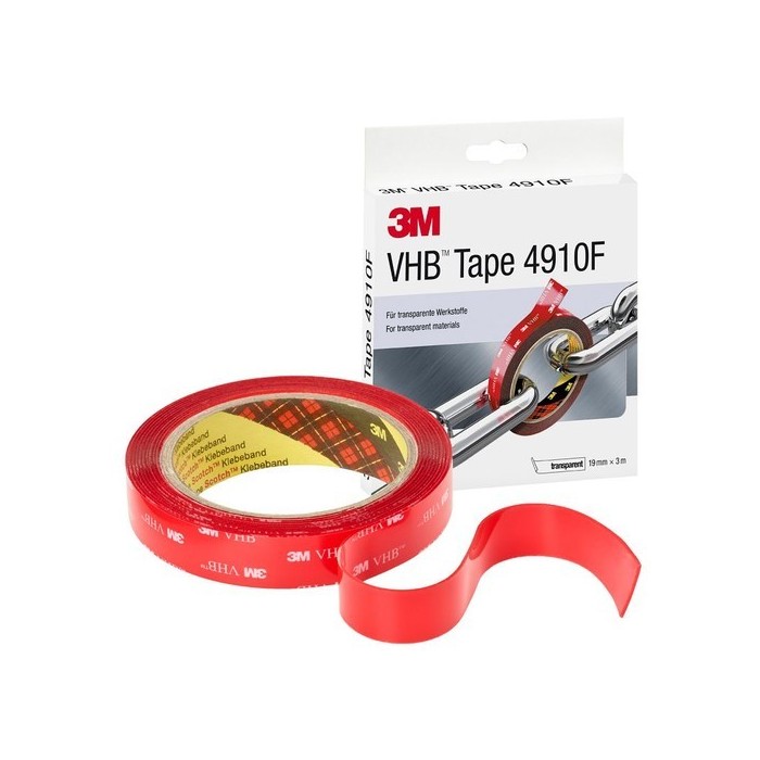 3M VHB 4910F Çift Taraflı Akrilik Bant Şeffaf 20444 48 Adet