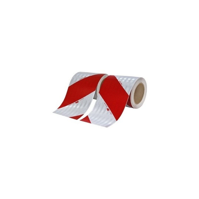 3m 823I Kırmızı Beyaz Reflektif Bant 141 cm x 705 cm 10 Çift